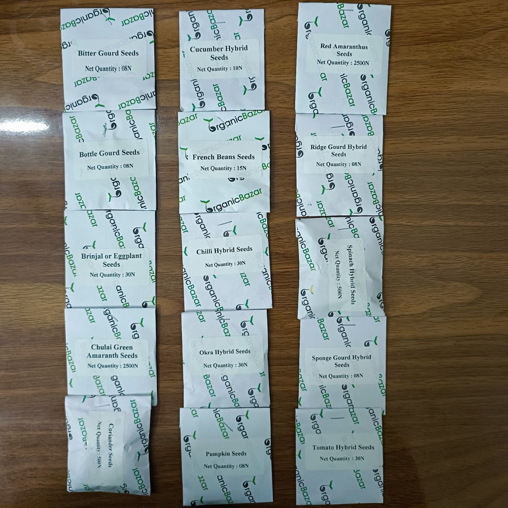 15 Easy To Grow Summer Vegetables Seeds Kit For Home Garden