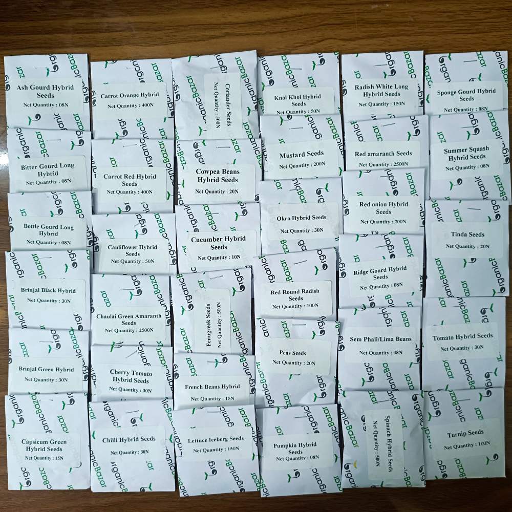 35 Variety Of Vegetable Seeds Kit With High Germination Rate (8800 Seeds)
