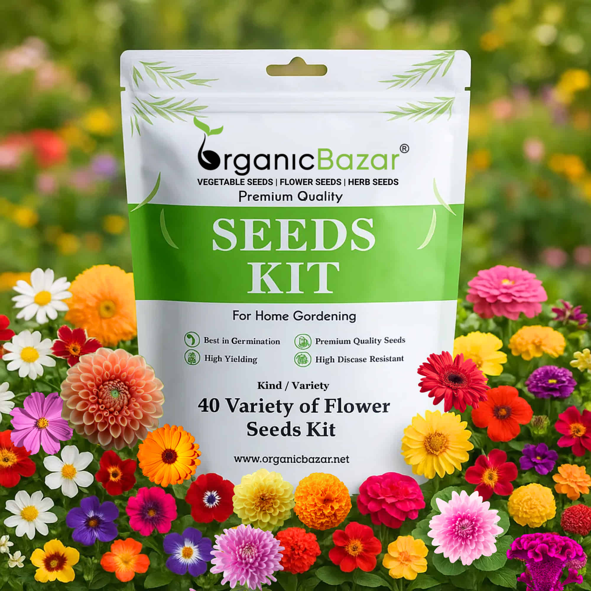 flowering plants seeds online Buy 40 Varieties of Flowers Seed kits Online