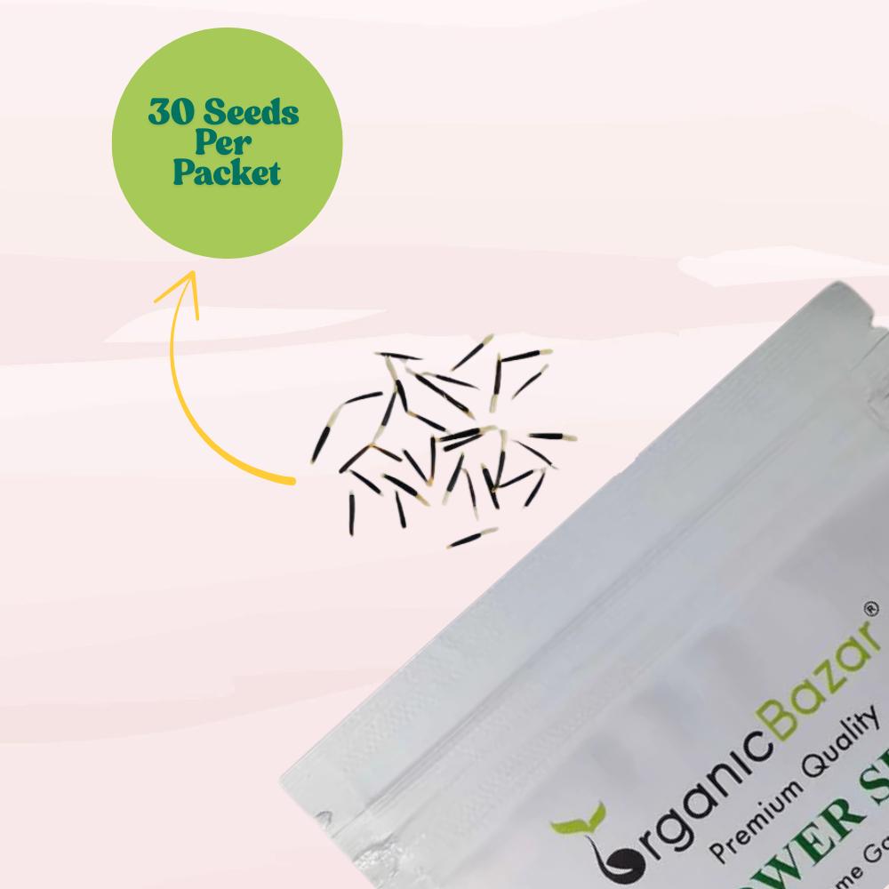 African Marigold Dwarf Yellow Seeds - 30 Seeds (गेंदा के बीज) High Germination/ Easy To grow/ Perfect for pots, balconies, or Terrace gardens