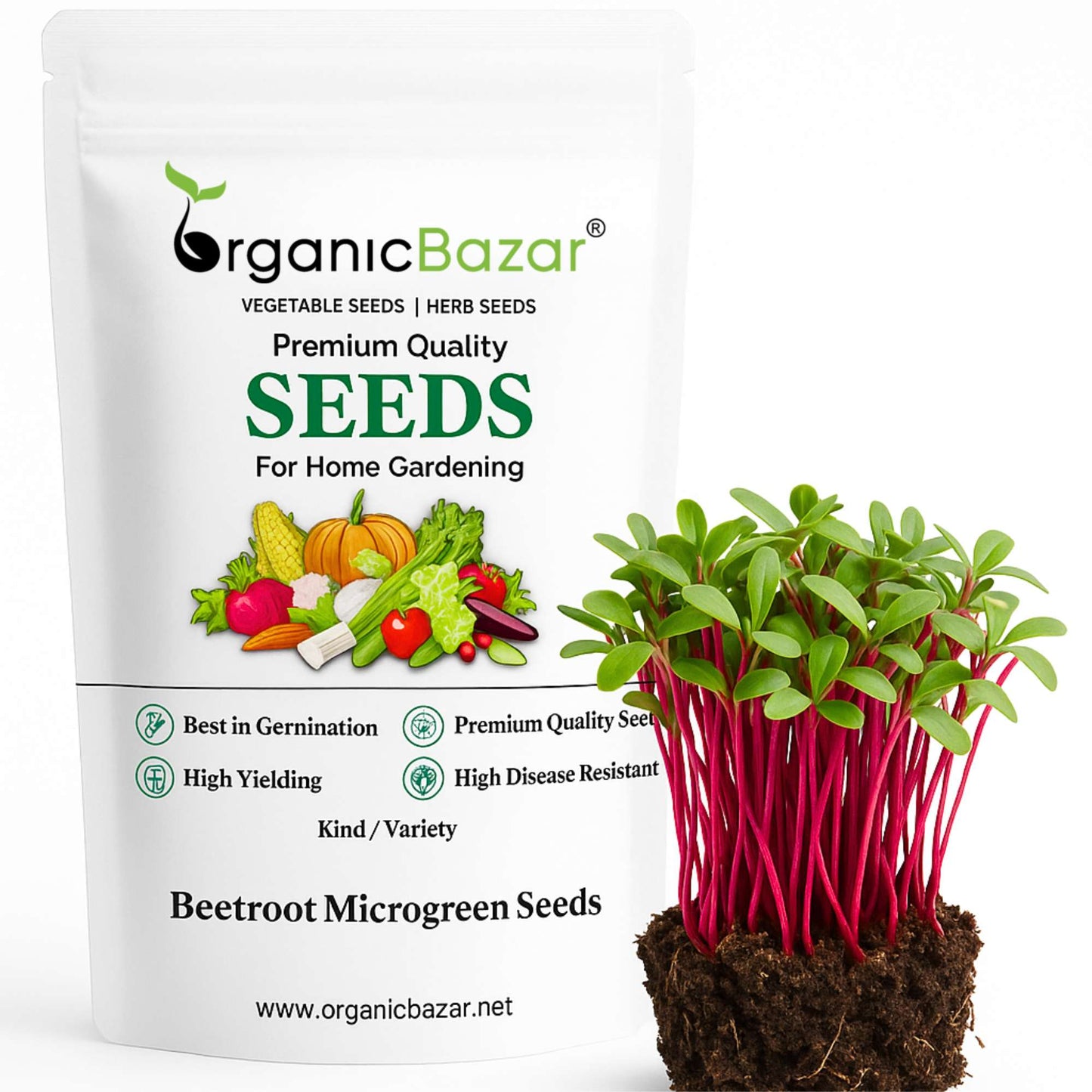 Beetroot Microgreen Seeds (20g)