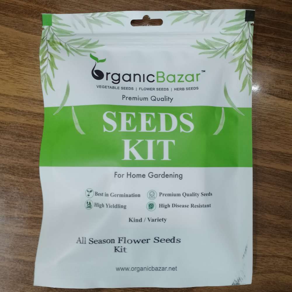 All Season Flower Seeds Kit For Home Gardening