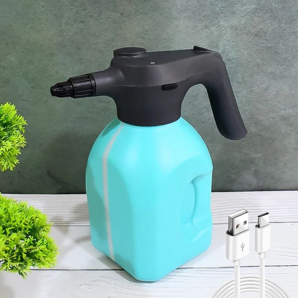Electric Spray Pump Garden Sprayer – 2 Litre | Automatic Watering Can | Rechargeable | For Plants, Cleaning and More