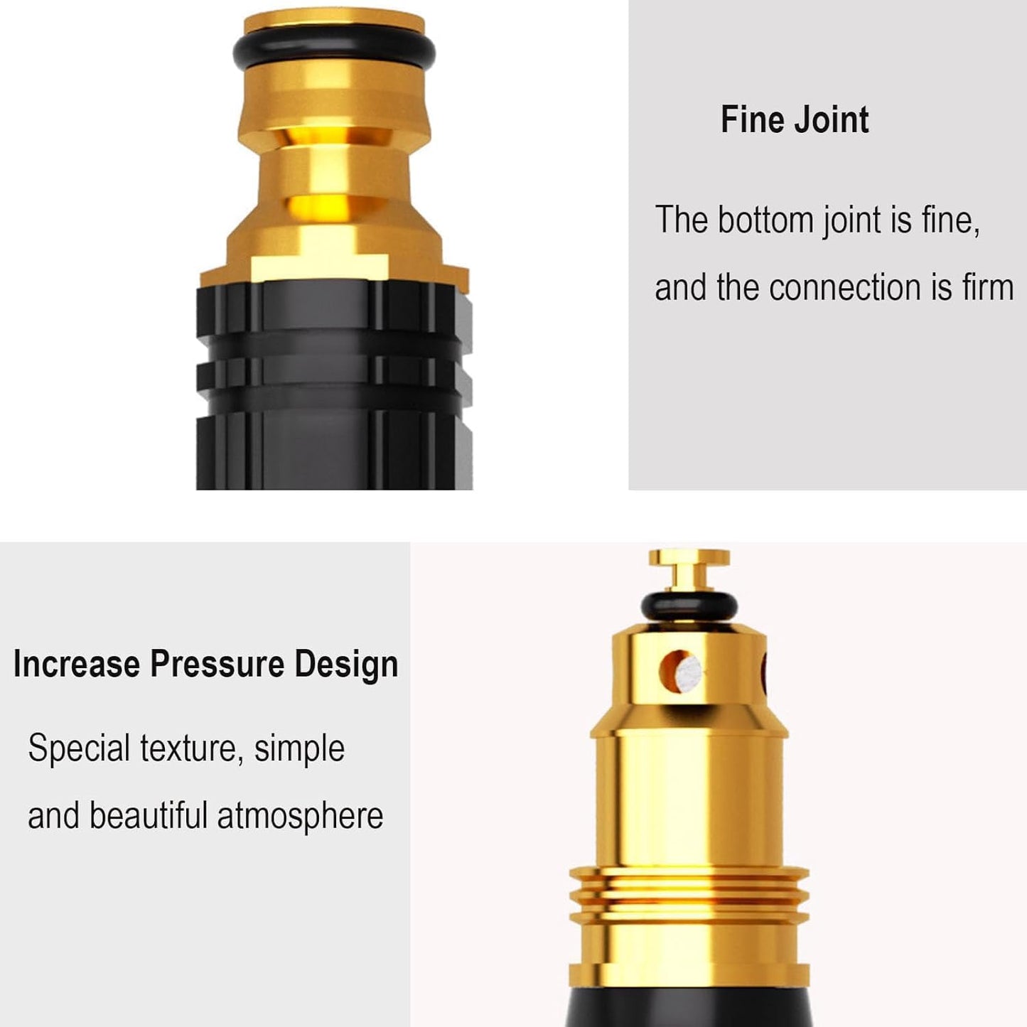 High-Pressure Water Spray Gun for garden, Car & Bike Wash – Adjustable Brass Jet Nozzle for 1/2" Hose Pipe