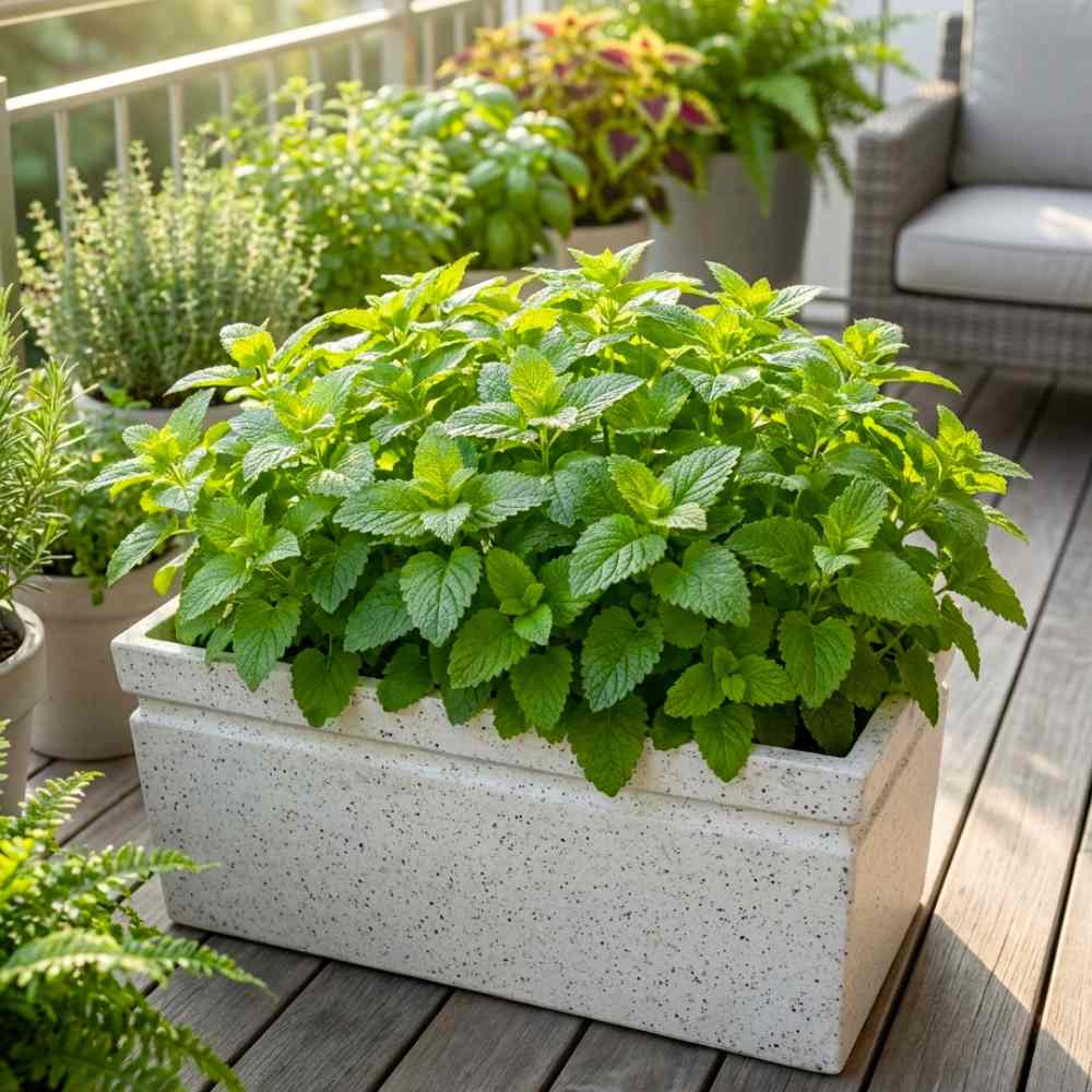 Lemon Balm Seeds - 200 Seeds (लेमन बाम के बीज) High Germination/ Easy to Grow/ Ideal For Terrace Gradening