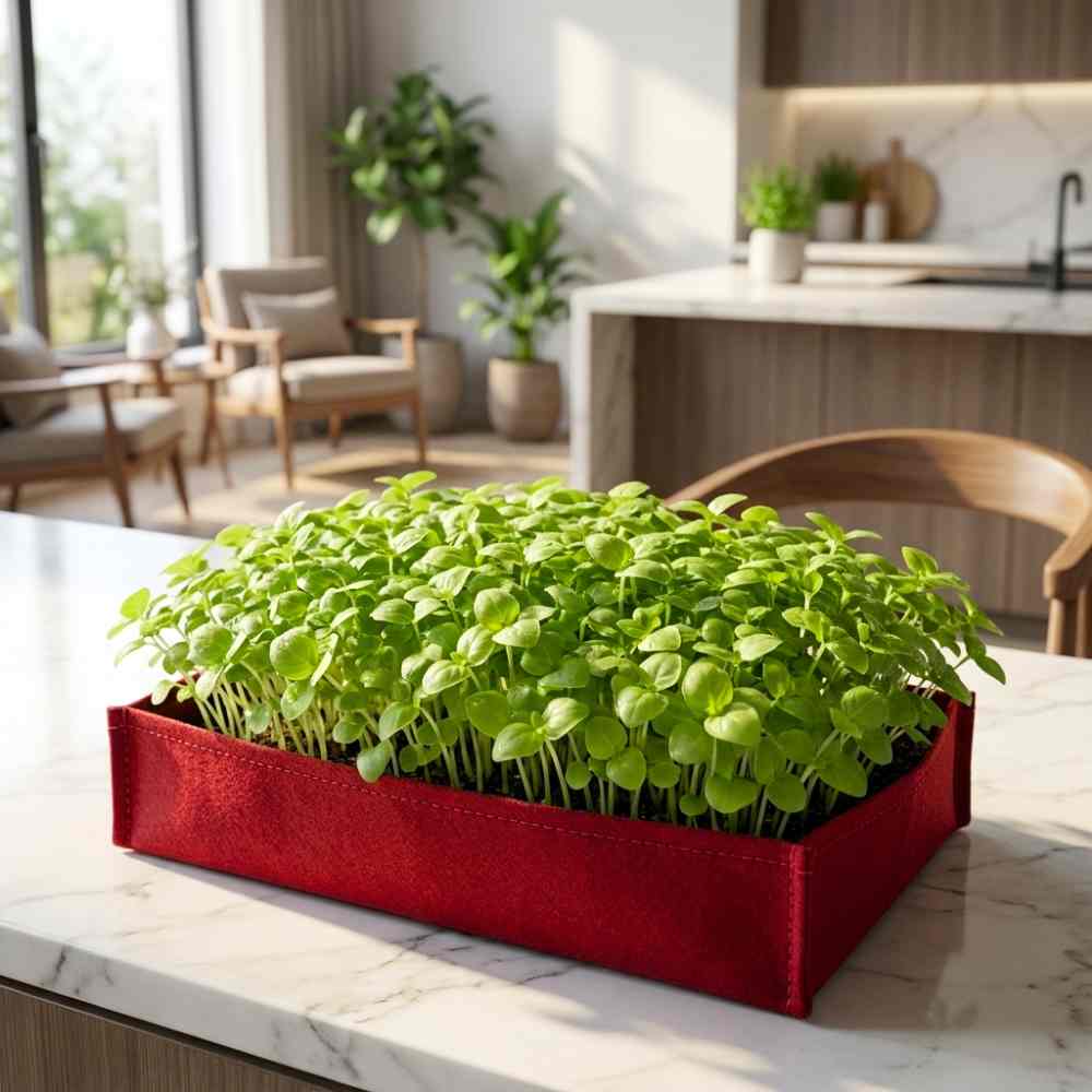 Lemon Basil Microgreens Seeds (2g Seeds)