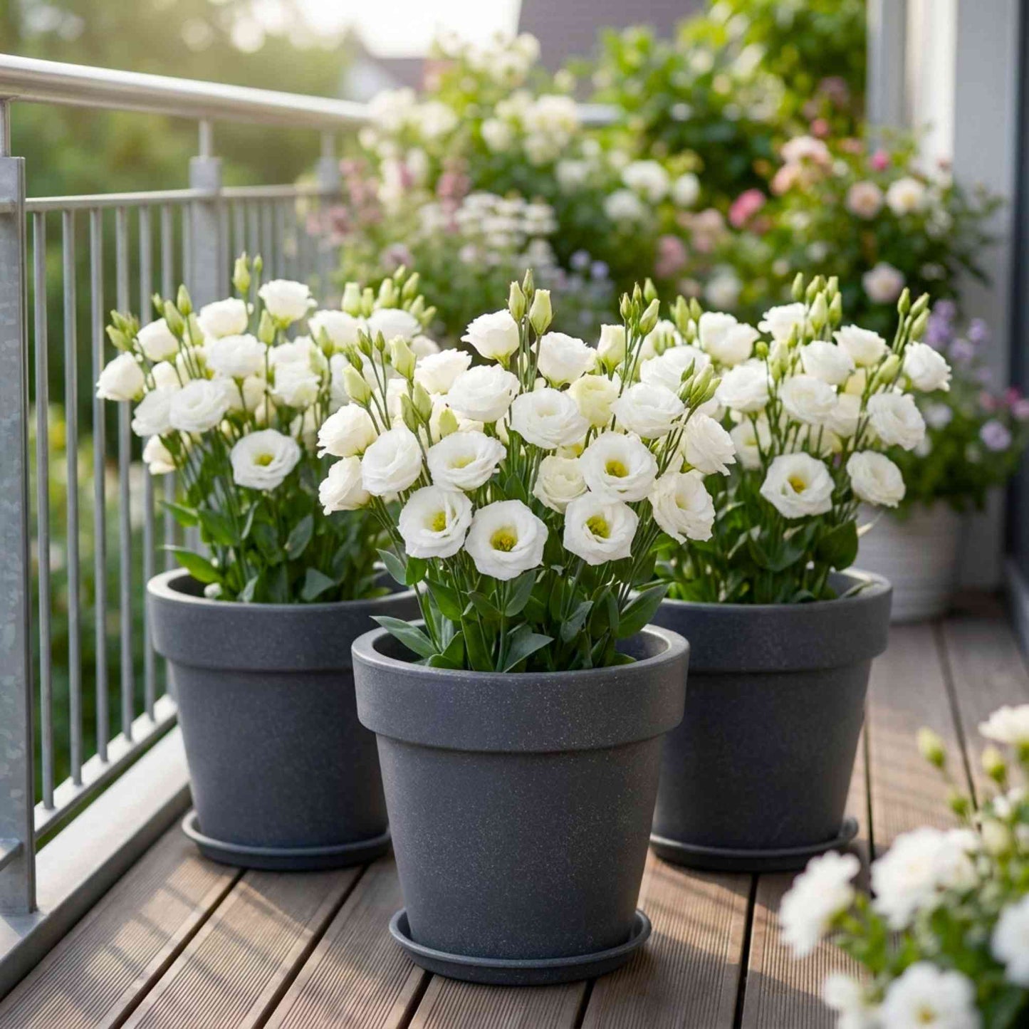 Lisianthus White Cut Flower Seeds (30 Seeds) Cut Flower Seeds For Pots, Bouquets & Balcony Gardening