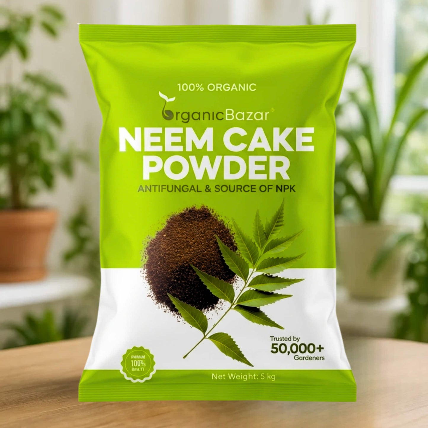 Neem Cake Powder (Neem khali) for Plants