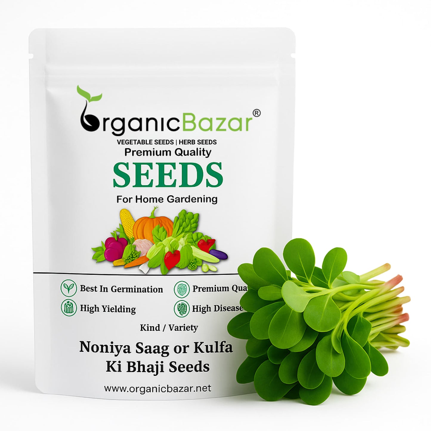 Noniya Saag or Kulfa Ki Bhaji Seeds - 5g (नोनिया साग/कुल्फा की भाजी)
