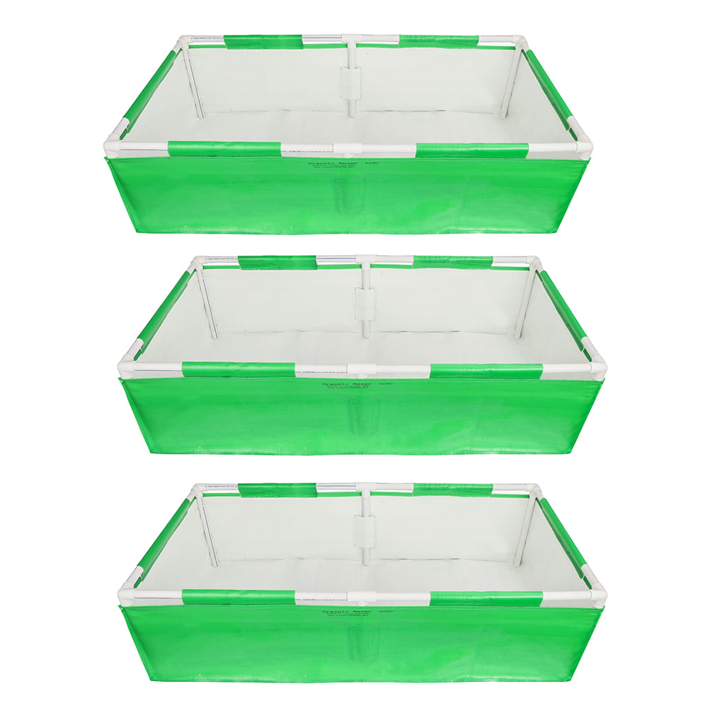 HDPE 48x24x12 Rectangle Grow Bag With Supporting Pvc Pipes Extra Thick Premium Quality Grow Bags