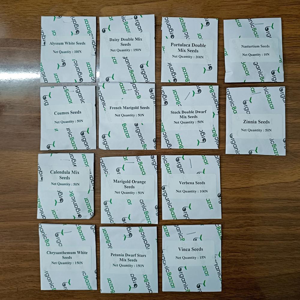 All Season Flower Seeds Kit For Home Gardening