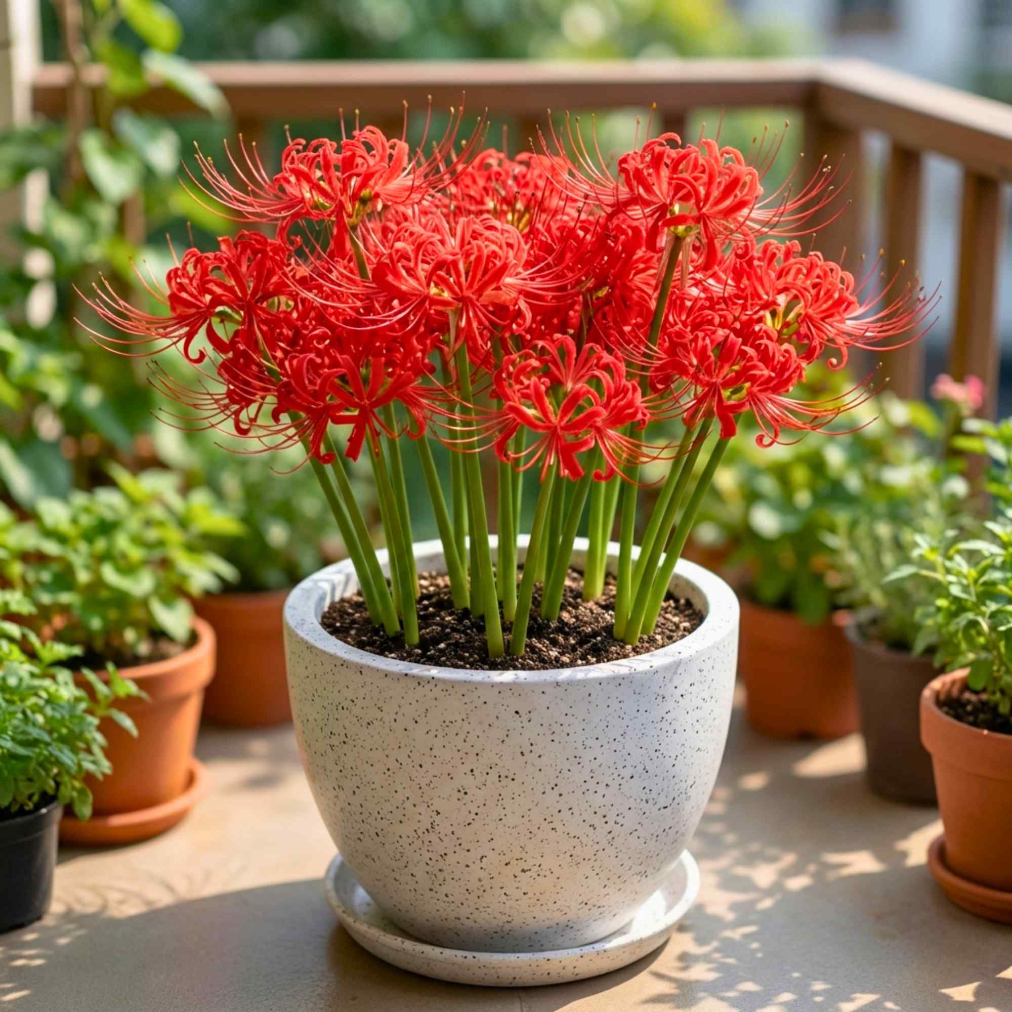 growing spider lilies in pots Buy Best Quality Spider lily Red Flower Bulbs Online