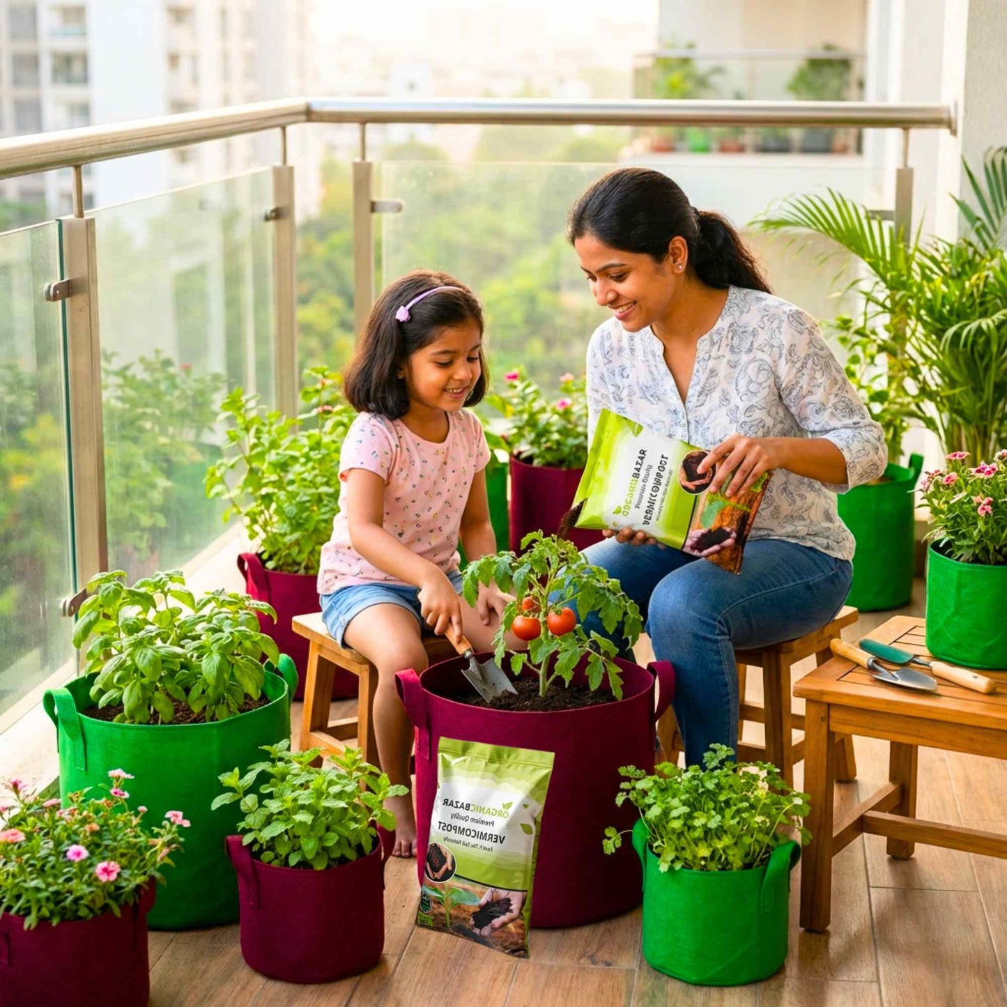 Vermicompost Fertilizer for Home garden Plants (1kg)