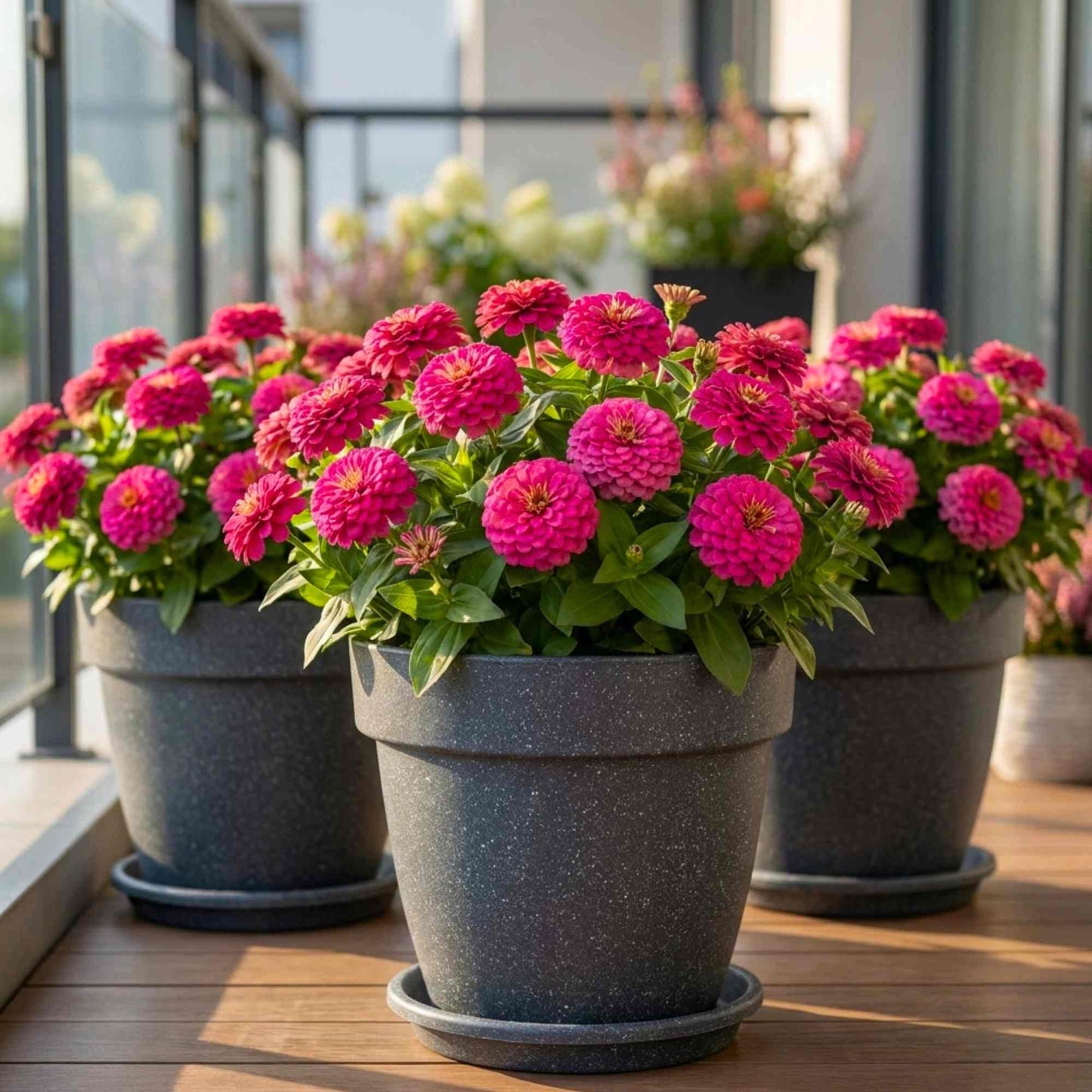 Zinnia Zesty Pink Flower Seeds (20 Seeds) High Germination/ Easy To grow/ Perfect for pots, balconies, or Terrace gardens