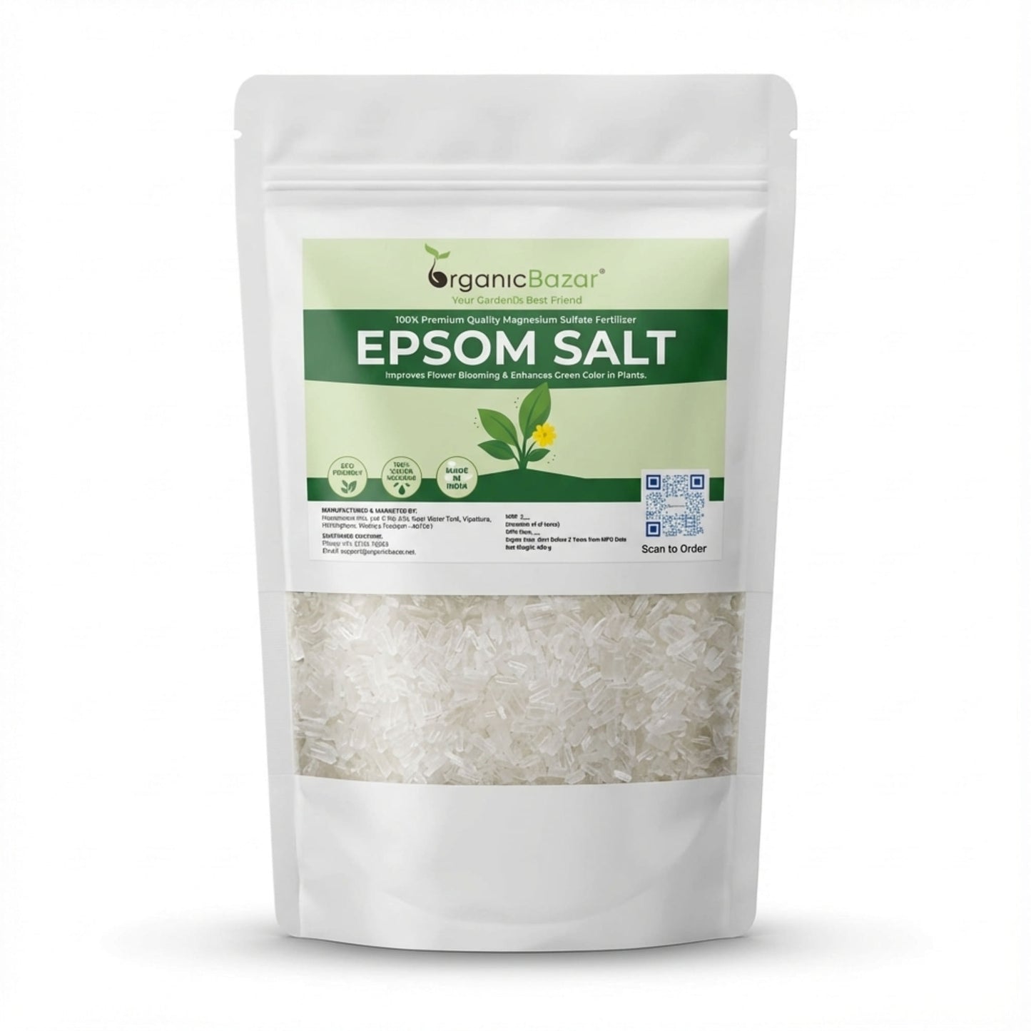 Epsom Salt Fertilizer for Plants (450g)