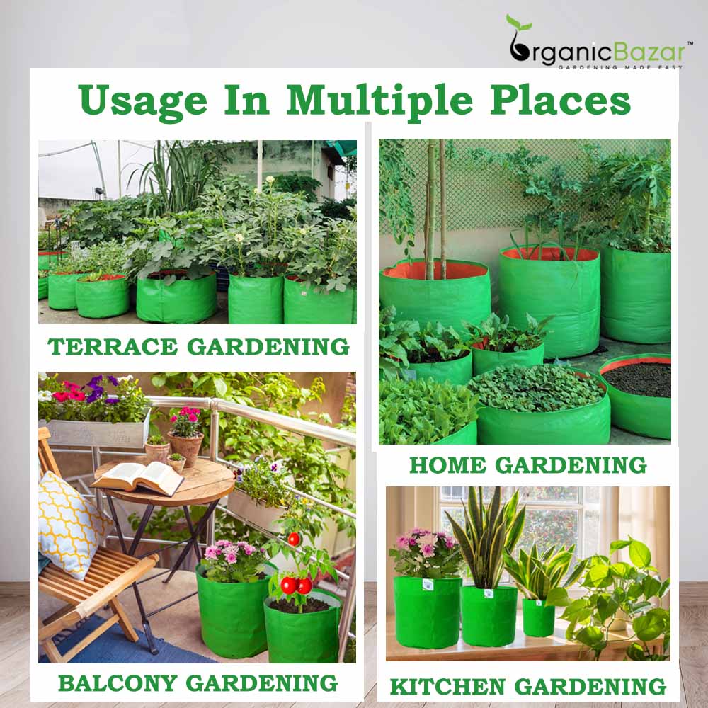 HDPE grow bag 9x9 inch