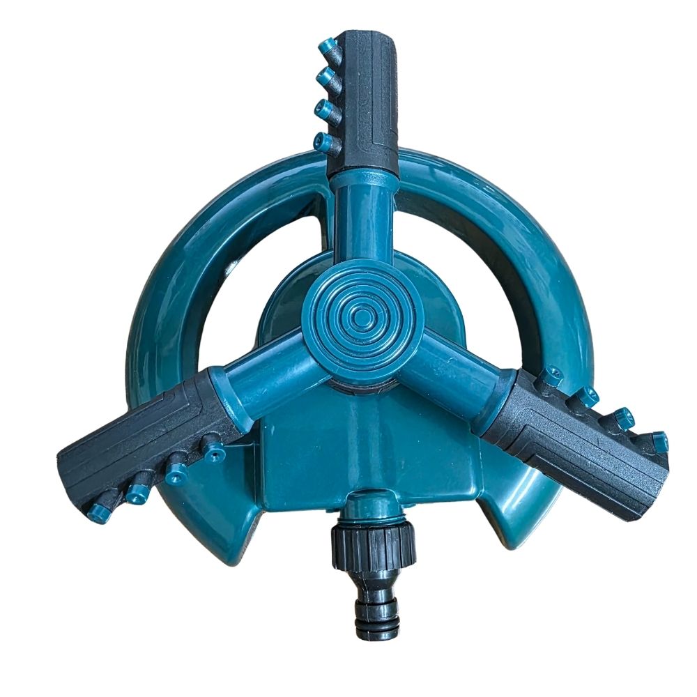 3-in-1 Garden Sprinkler Automatic 360° Rotating Adjustable Arms for Garden, Yard, and Hose Irrigation