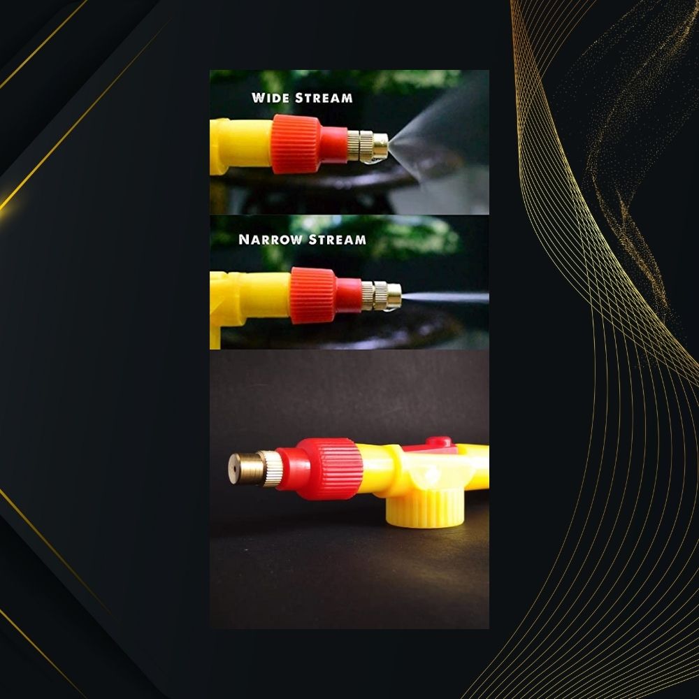 Adjustable High Pressure Garden Bottle Spray Gun Pump (Pack of 1) Hand Sprayer for Gardening