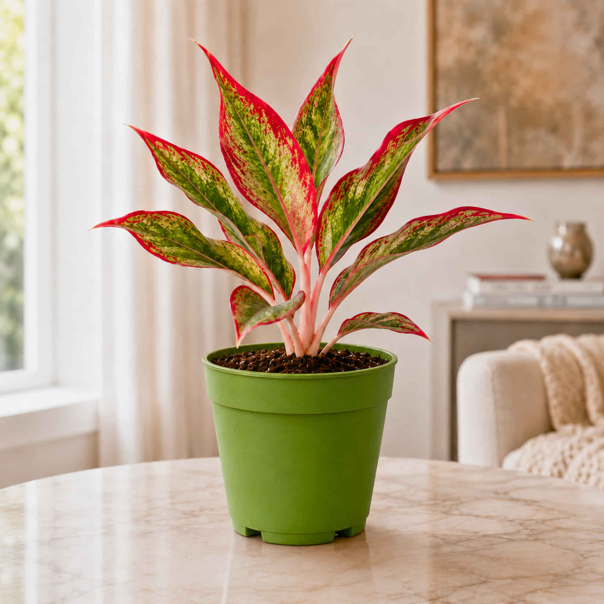 Aglaonema Lipstick Live Plant Online – OrganicBazar – Organicbazar
