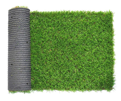 Artificial Green Grass Carpet 35 mm High Density – Realistic Lawn Turf for Garden, Balcony, Indoor & Outdoor Spaces | OrganicBazar