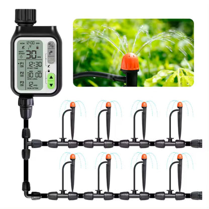 Automatic Water Timer for Drip Irrigation with Smart Rain Sensor