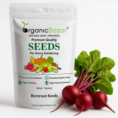 Beetroot (chukandar) Seeds - 150 Seeds (चुकंदर के बीज)