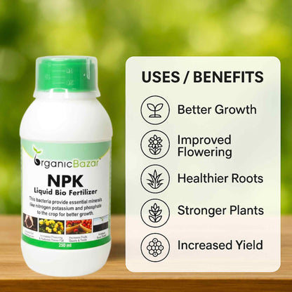 Bio NPK Fertilizer Liquid for Organic Gardening