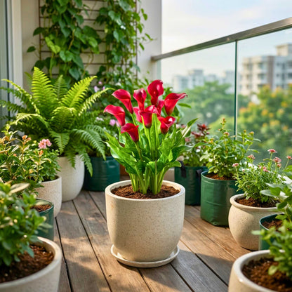 Calla Lily Red Flower Bulbs