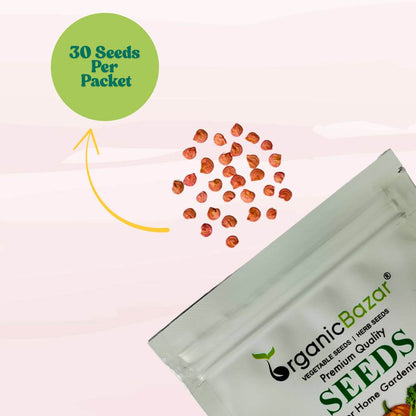 Capsicum Purple Black Seeds - (30 Seeds) High Yield | High Germination | Best for Home Gardens (Shimla Mirch / बैंगनी शिमला मिर्च)