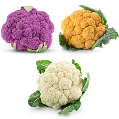 3-Different Varieties Cauliflower Seeds Combo Pack