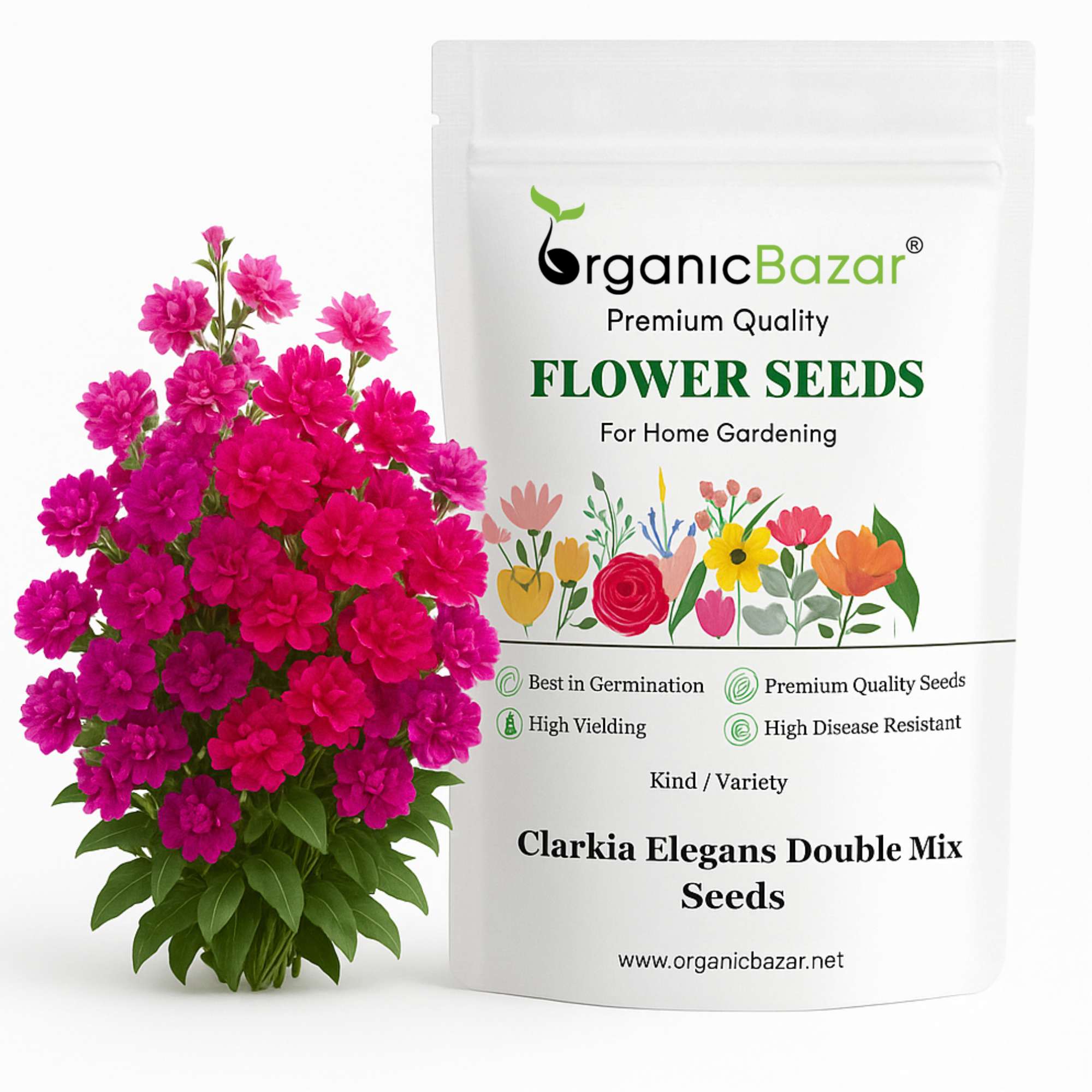 Clarkia Elegans Double Mix Seeds - 200 Seeds