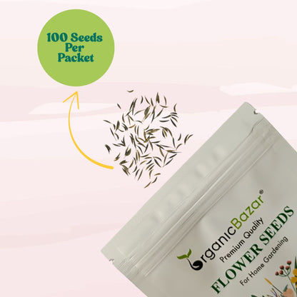 Cosmos Sensation Mixed Seeds (100 Seeds) Easy To Grow, High Germination,Perfect for pots, balconies, or Terrace gardens