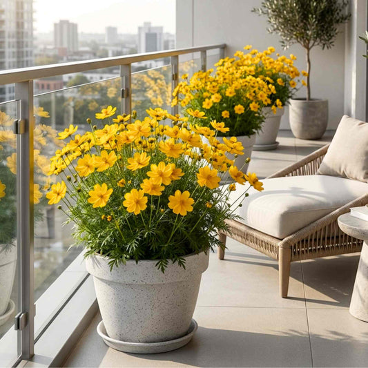 Cosmos Yellow Flower Seeds (100 Seeds)