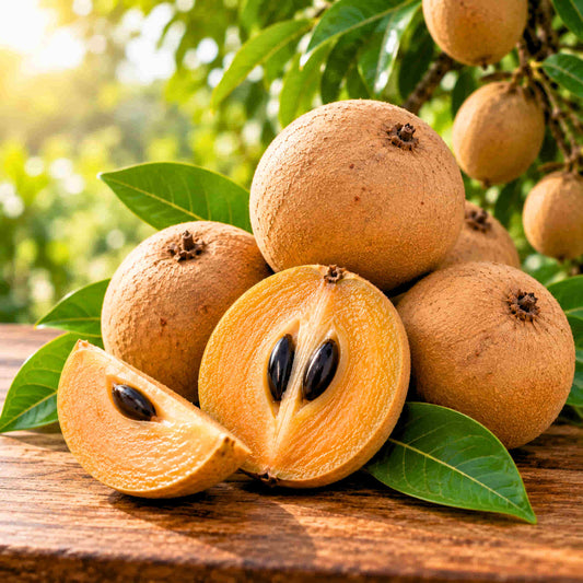 Cricket Ball Sapota (Chikoo) Fruit Plant – Grafted