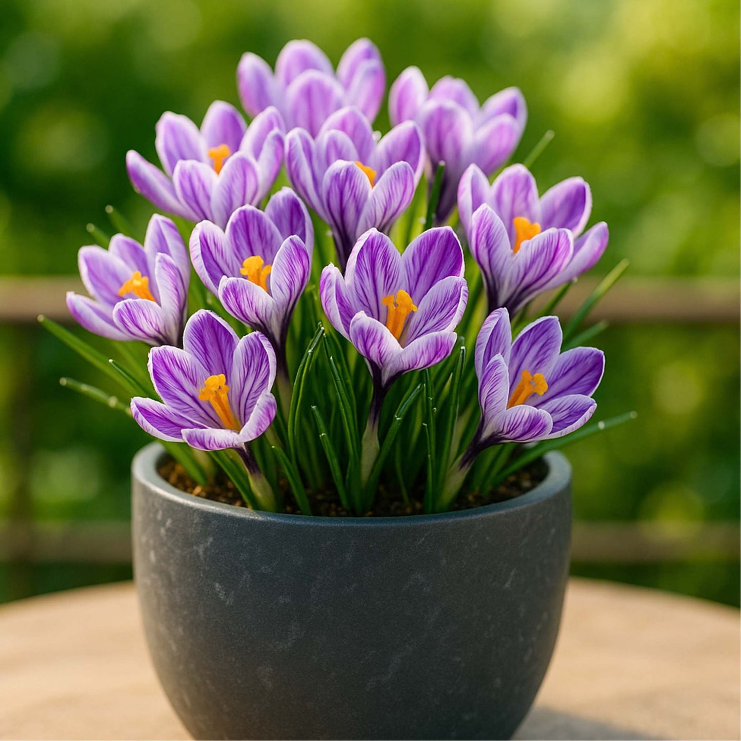 Crocus Pickwick Flower Bulbs (05N)