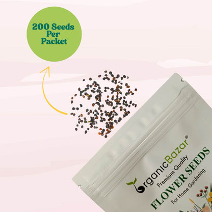 Dianthus Baby Doll Mix Seeds (200 Seeds) Easy To Grow, High Germination, Perfect for pots, balconies, or Terrace gardens