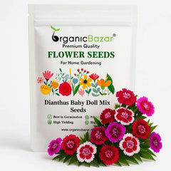 Dianthus Baby Doll Mix Seeds (200 Seeds) Easy To Grow, High Germination, Perfect for pots, balconies, or Terrace gardens