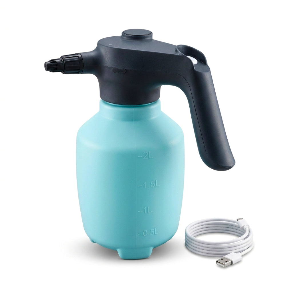 Electric Spray Pump Garden Sprayer – 2 Litre | Automatic Watering Can | Rechargeable | For Plants, Cleaning and More