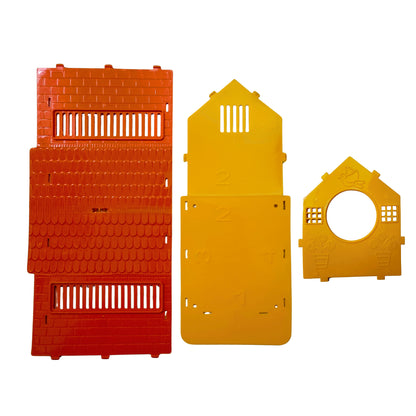 Plastic Bird House Foldable Bird Nest for Sparrows | Outdoor Nesting Shelter for Balcony & Garden | Lightweight & Weather-Resistant Bird Home with Air Ventilation