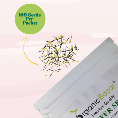 French Marigold Double Orange Seeds - 100 Seeds (Genda/गेंदा के फूल के बीज) High Germination/ Easy To grow/ Perfect for pots, balconies, or Terrace gardens