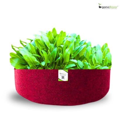 Geo Fabric 24x9 Grow Bag For Terrace Gardening Suitable For Leafy Vegetable and Flower Plants