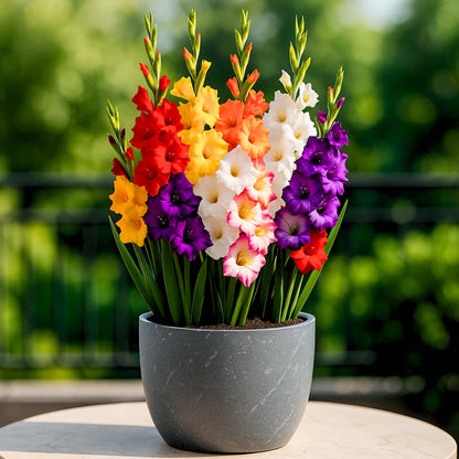 Gladiolus Mix Color Flower Bulbs (10N)