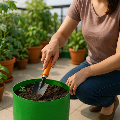 Hand Trowel for Digging and Gardening - Small Size