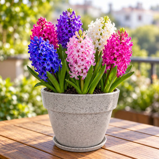 Hyacinth Mixed Color Flower Bulbs (05 Bulbs)