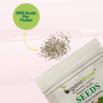 Lettuce Lollo Rosso Seeds (300 Seeds) Easy To Grow, High Germination, Leafy Vegetable Seeds for Balcony, Terrace Garden