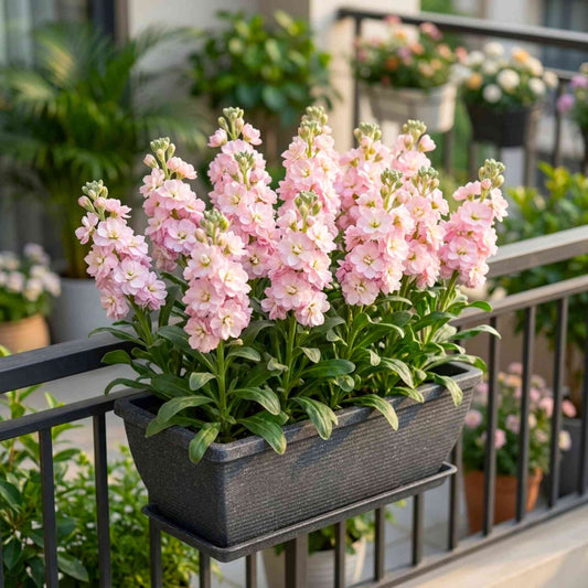 Matthiola (Stock) Katz Cherry Blossom Cut Flower Seeds (30 Seeds) High Germination/ Easy To grow/ Perfect for pots, balconies, or Terrace gardens