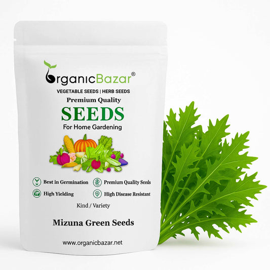 Mizuna Green Seeds (200 Seeds)