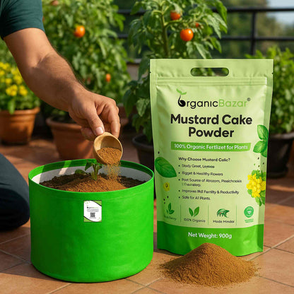 Mustard Cake Fertilizer for Plants (900g)