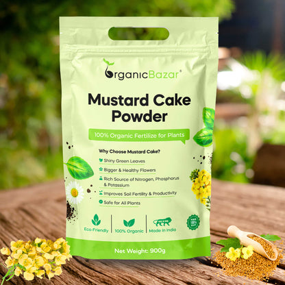 Mustard Cake Fertilizer for Plants (900g)