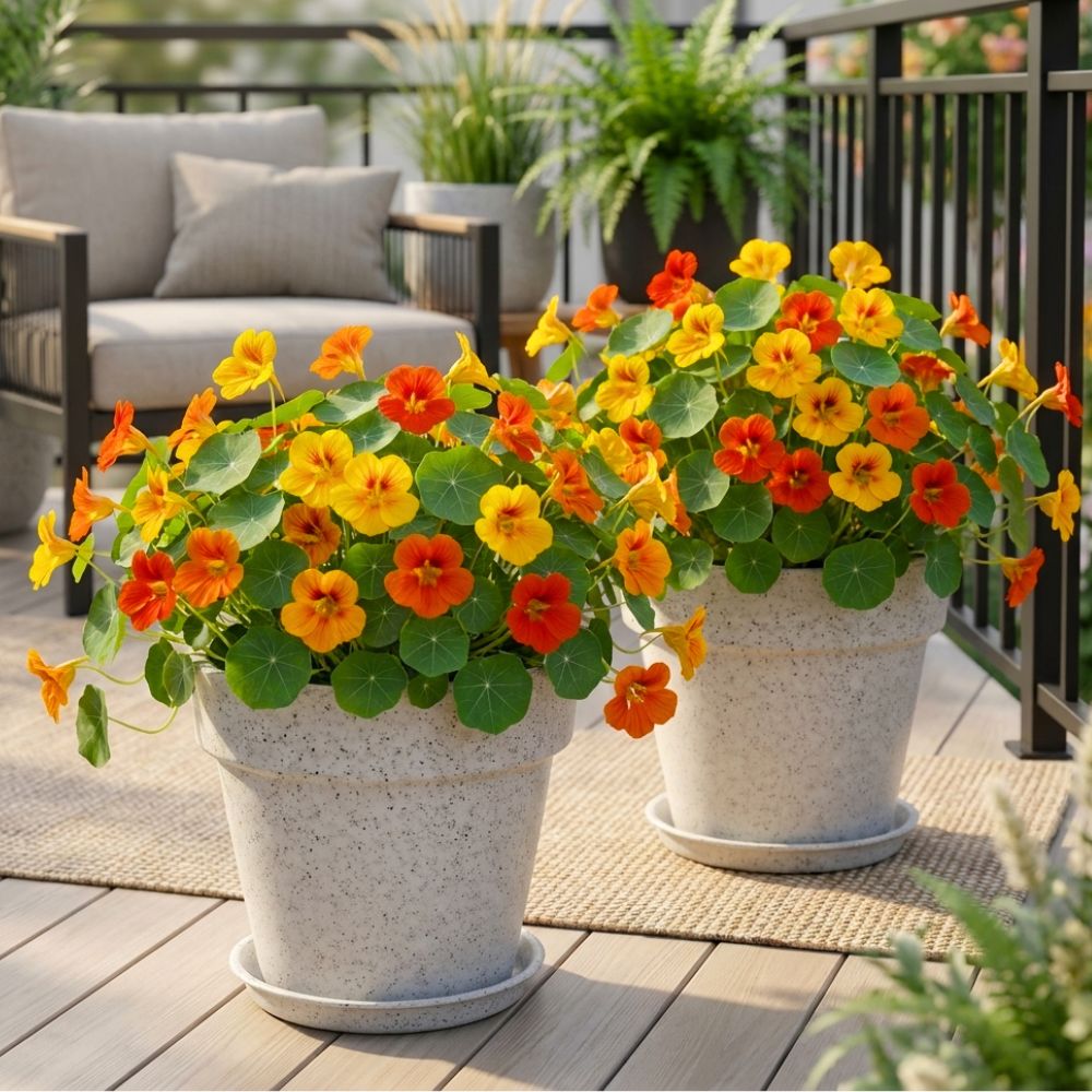 Nasturtium Jewel of Africa Mix Color Seeds (20 Seeds)